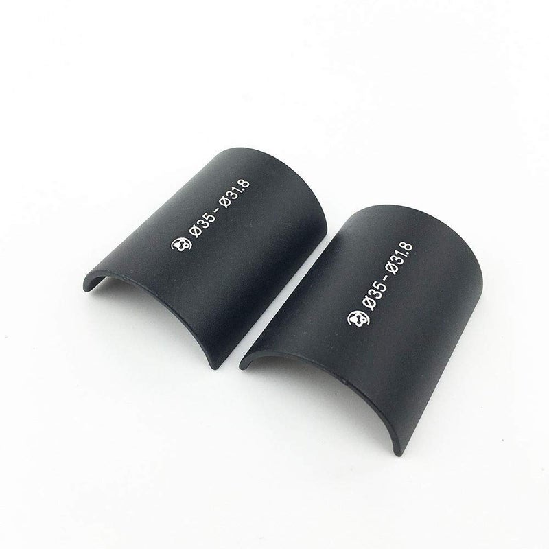 FOURIERS Alloy Bike Handlebar Shim Stem Reducer Convert Bar Bore Adapter 31.8mm to 35mm - Image 1